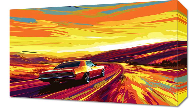 Obraz 50x30cm Pędź Przed Siebie zdjęcie 1