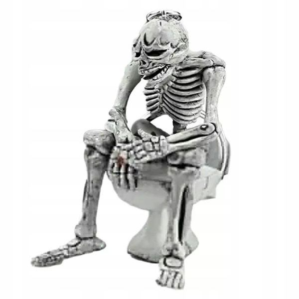 Breloczek NIe Pal Śmierć na Tronie Kościotrupek 3D Wucecik Kostucha Fajka zdjęcie 1