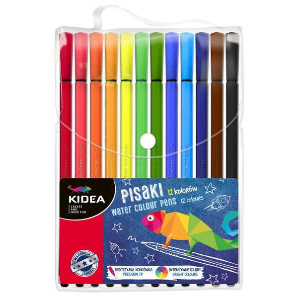PISAKI W ETUI 12 KOL KIDEA zdjęcie 1