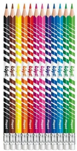 Kredki Color.oops Scier.z Gumka Trój.12 Szt 832812 na Arena.pl