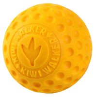 Piłka dla psa do zabawy na lądzie i w wodzie - Kiwi Walker 8cm Pomarańczowa