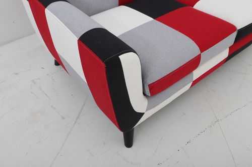Sofa Attica patchwork dwuosobowa na Arena.pl