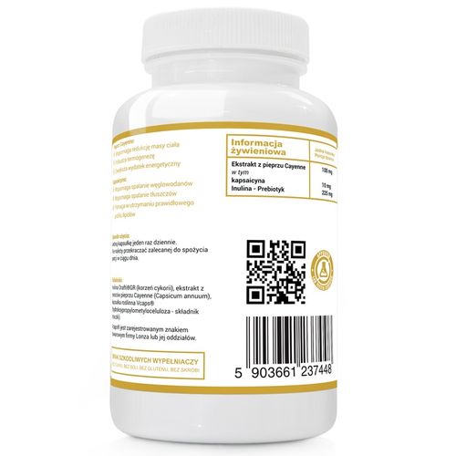 KAPSAICYNA EKSTRAKT 10mg FORTE WEGE 120 kaps na Arena.pl