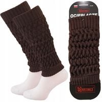 Ocieplacze na nogi damskie na łydki zimowe rozciągliwe Martinex