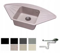 ZLEW ZLEWOZMYWAK GRANIT 8 kolorów 99x52 + SYFON