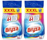 BRYZA do kolorów 4w1 Proszek do prania koloru 260 pr 2x 8,45 kg - 16,9 kg