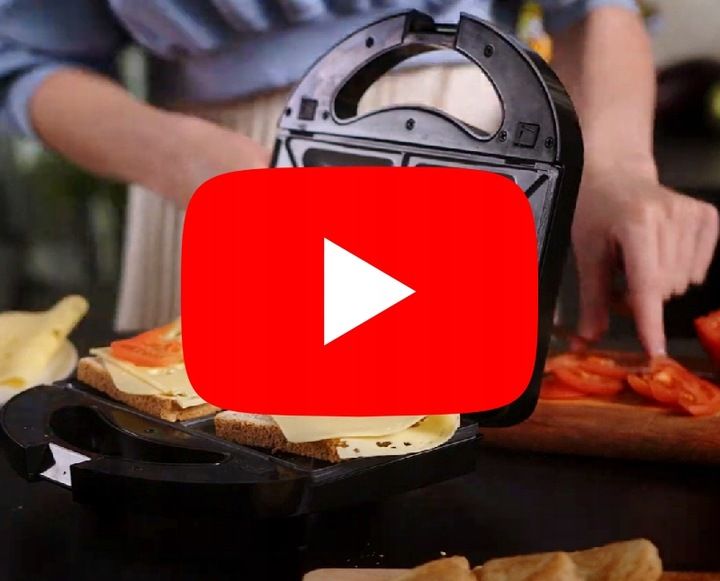 Toster Opiekacz do orzeszków tostów Gofrownica sandwich 6w1 1000W LOVIO zdjęcie 9