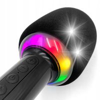 Zestaw do karaoke niktrade 206368402 5 W czarny