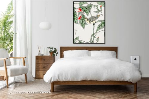 Plakat 60x80cm Tree-Creeper. Kashu Japoński Vintage do Salonu na Arena.pl