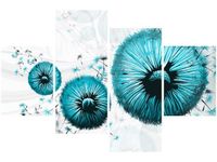 140CM 70 OBRAZ TURKUSOWE DMUCHAWCE ŚCIENNY