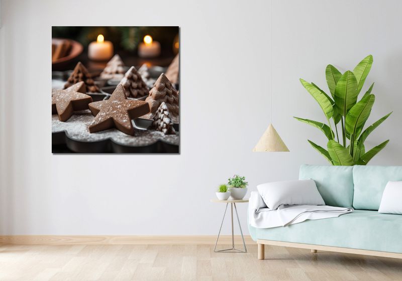 Obraz 100x100cm Zimowa Przyprawa zdjęcie 2