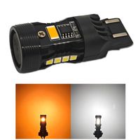 żarówka LED W21/5W 7443 12V bez błędu, dwa kolory, EU-USA