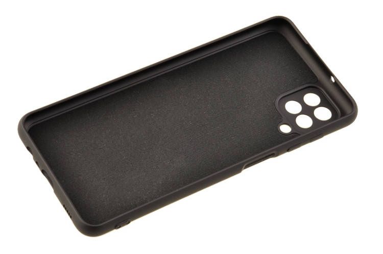 Etui Silicone Ring do Samsung Galaxy A12 czarny zdjęcie 5