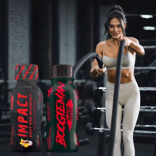 TREC BOOGIEMAN SHOT 100ml x12 PRZEDTRENINGÓWKA PUMP SIŁA POMPA IMPACT SHOT na Arena.pl