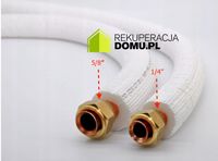 RURA MIEDZIANA W OTULINIE Z NAKRĘTKAMI 1/4 5/8 1mb