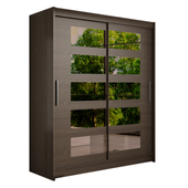 Szafa przesuwna Westa V 150 - CHOCO