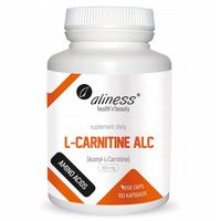 Aliness L-Carnitine ALC KARNITYNA 500 mg 100 kaps. Odchudzanie Utrata wagi