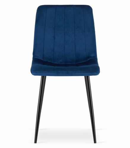 Krzesło LAVA - granat aksamit x 2 na Arena.pl