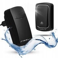 DZWONEK BEZPRZEWODOWY DO DRZWI BEZBATERYJNY WODOODPORNY SIMPLIT QX-100