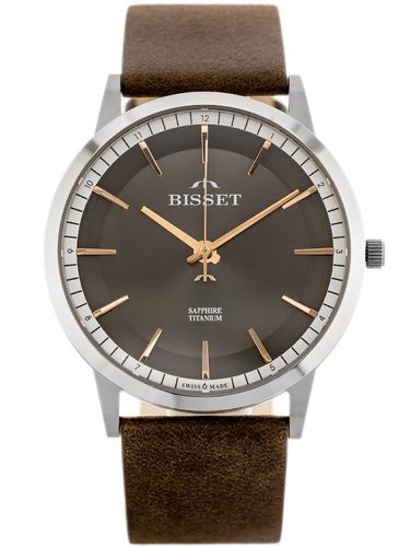 ZEGAREK MĘSKI BISSET BSCF25 - TYTANOWY na Arena.pl