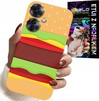 ETUI DO OPPO RENO11 F 5G - CASE BURGER CHEESEBURGER OBUDOWA PREZENT