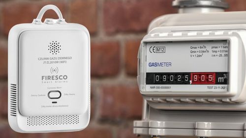 CZUJNIK GAZU ZIEMNEGO LNG METAN Firesco JT-ZL2010W Z MODUŁEM WiFi Tuya na Arena.pl