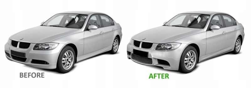 ZDERZAK PRZEDNI BMW 3 E90 E91 M-PAKIET M3 2005- zdjęcie 4