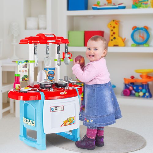 Kuchnia dla dzieci z piekarnikiem i zlewem Niebieska na Arena.pl