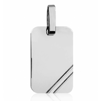 SREBRNY WISIOREK NIEŚMIERTELNIK PROSTOKĄTNY SREBRO PRÓBY 925 GRAWER GRATIS!