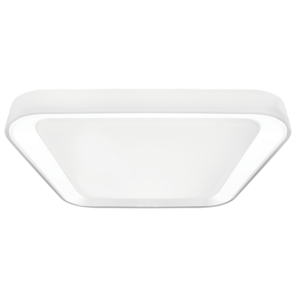 Kwadratowa lampa sufitowa Quadro LED 38W 3000-6000K do holu biała zdjęcie 2