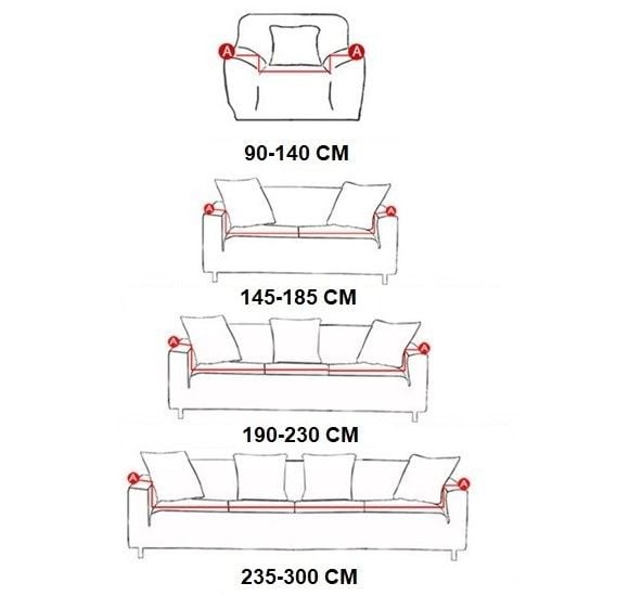 POKROWIEC NA KANAPĘ SOFĘ NAROŻNIK ELASTYCZNY ŻAKARD JODEŁKA 235-300 zdjęcie 11
