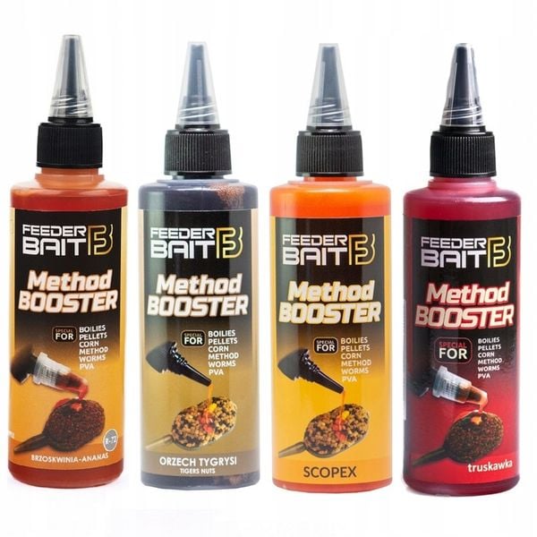 FEEDER BAIT METHOD BOOSTER ZESTAW 4 SMAKI SŁODKIE zdjęcie 1