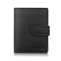 portfel męski skórzany klasyczny pionowy czarny z rfid paolo peruzzi