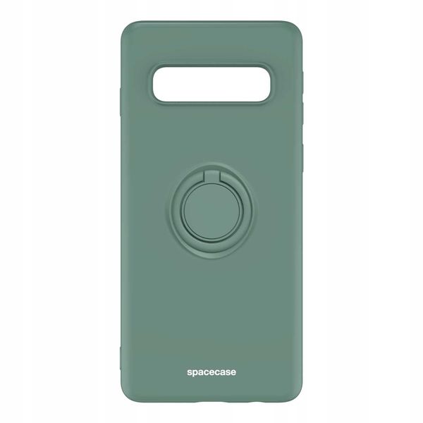 Spacecase Silicone Ring Galaxy S10 Dark Green zdjęcie 5