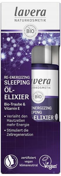 Lavera Re-Energizing Sleeping Eliksir olejowynoc50 zdjęcie 1