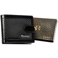 elegancki portfel męski ze skóry naturalnej na zatrzask - rovicky