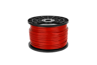 Kabel mikrofonowy stereo 6mm czerwony Azusa