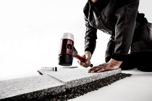 SIMPLEX 80 MŁOTEK BRUKARSKI 80mm GUMA - GUMA 3,2kg na Arena.pl