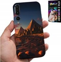ETUI DO HUAWEI P20 PLUS - PIRAMIDY W GIZIE, EGIPT, SFINKS, FARAON