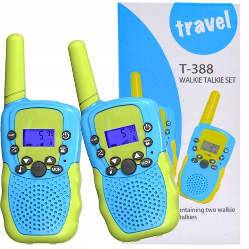 ZESTAW WALKIE TALKIE DLA DZIECI 2 SZT ŁOKI TOKI KRÓTKOFALÓWKI DUŻY ZASIĘG na Arena.pl
