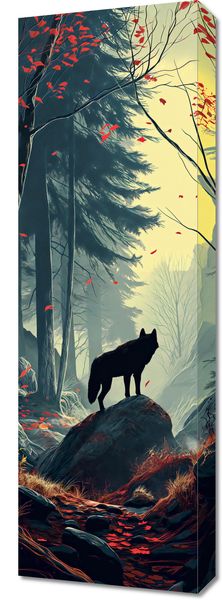 Obraz 30x90cm Leśne Echa zdjęcie 1