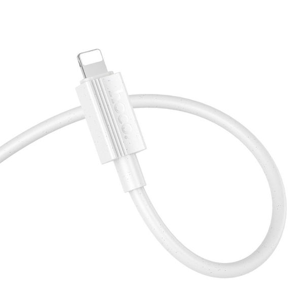 Kabel USB A do Lightning Hoco 2,4A 1 m X107 biały zdjęcie 1