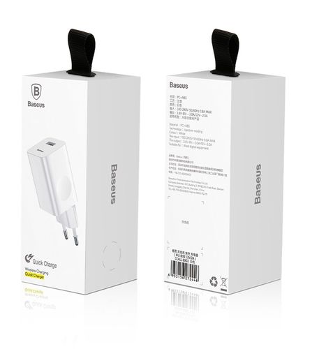 BASEUS SZYBKA ŁADOWARKA SIECIOWA QUICK CHARGE 3.0 na Arena.pl