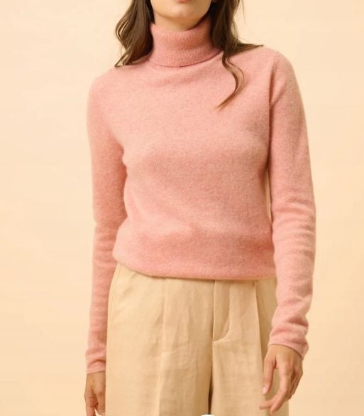 JUST CASHMERE 5583 PULL COL ROULE L zdjęcie 1