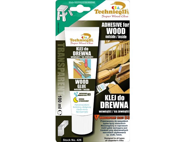 Klej do drewna 100ml Technicqll zdjęcie 1
