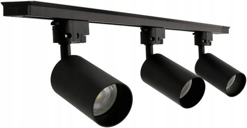 Szynoprzewód LED 3x reflektor GU10 szyna track 1m Oświetlenie Na Szynę na Arena.pl