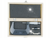 MIKROMETR ZEWNĘTRZNY 50-75 / 0,01 mm DREWNIANY BOX
