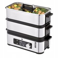 Parowar WMF 900 W ze szklaną pokrywką DWIE KOMORY gastronomiczny LCD 4.3 L