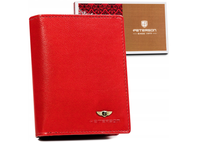 skórzany portfel damski średnich rozmiarów - peterson