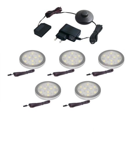 Oświetlenie mebli 5 x oprawa LED Hestia b/zimna  zestaw na Arena.pl